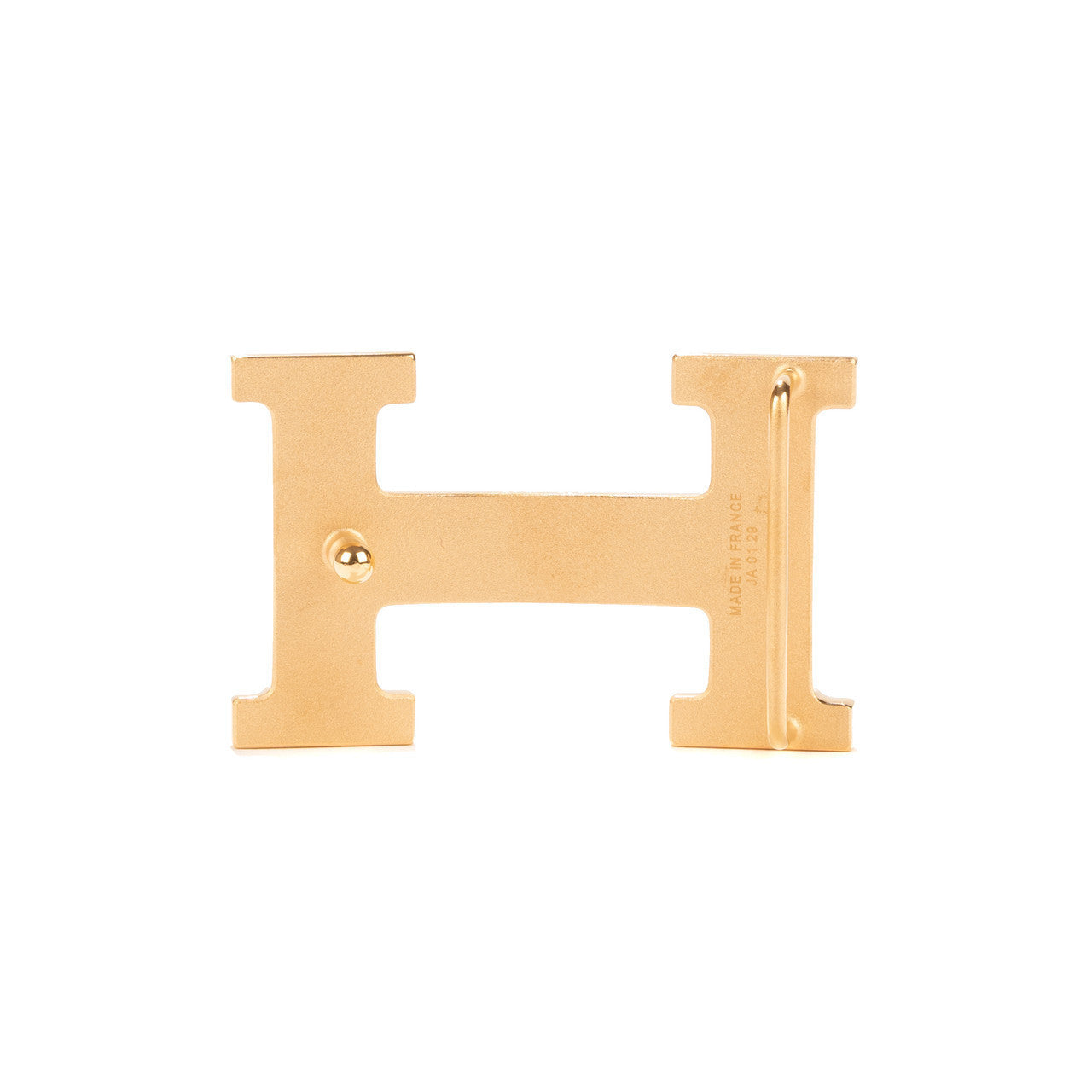 Accessoire HERMES Boucle seule / Belt buckle en Métal Doré - 103421