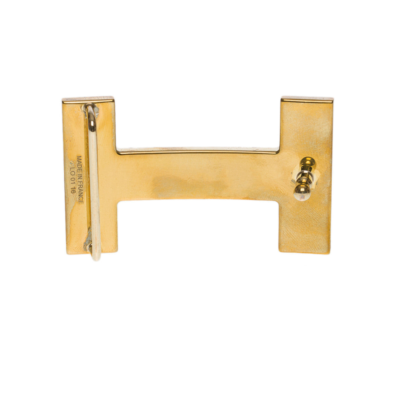 Accessoire HERMES Boucle seule / Belt buckle en Métal Rouge - 102846