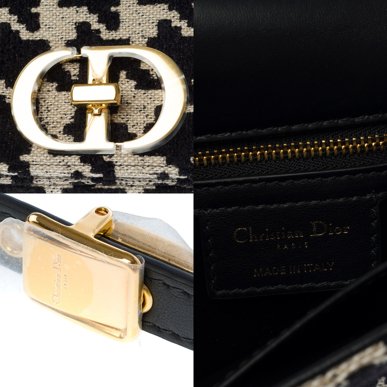 Sac DIOR Dior Caro en Tweed Noir - 102839
