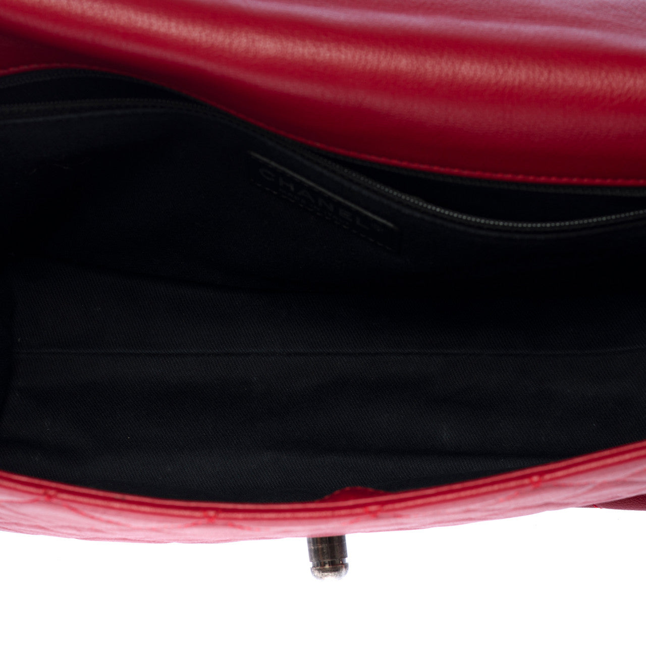 Sac CHANEL Timeless/Classique en Cuir Rouge - 102837