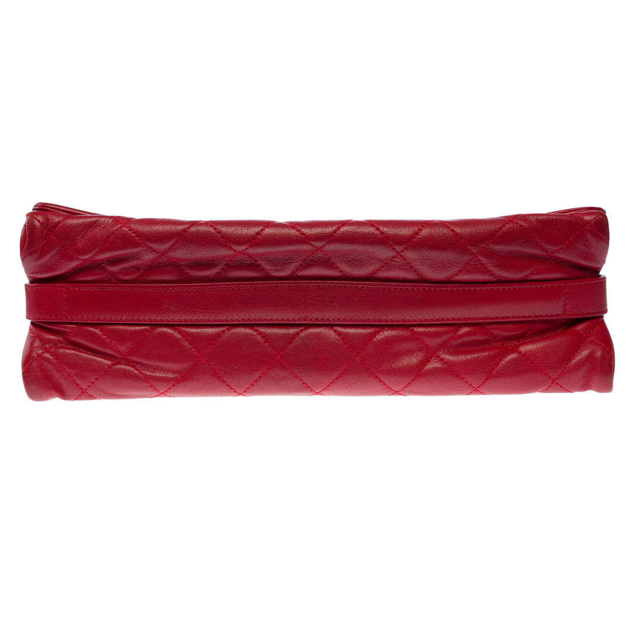 Sac CHANEL Timeless/Classique en Cuir Rouge - 102837