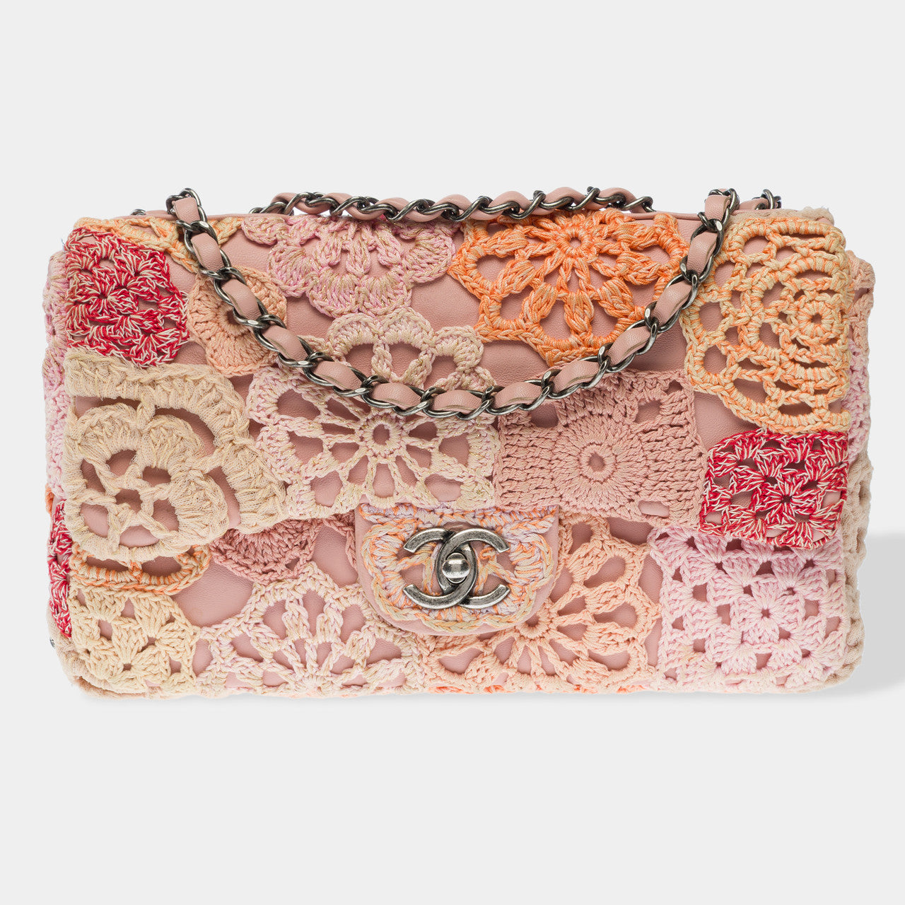 Sac CHANEL Timeless/Classique en Tweed Rose - 102835