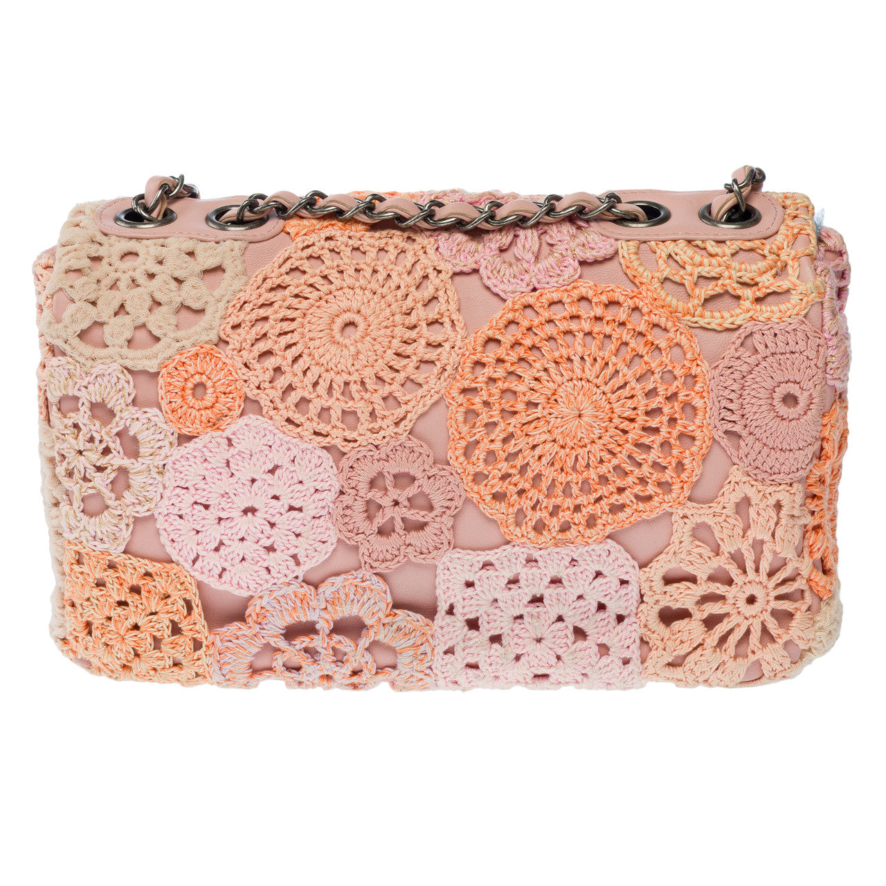 Sac CHANEL Timeless/Classique en Tweed Rose - 102835