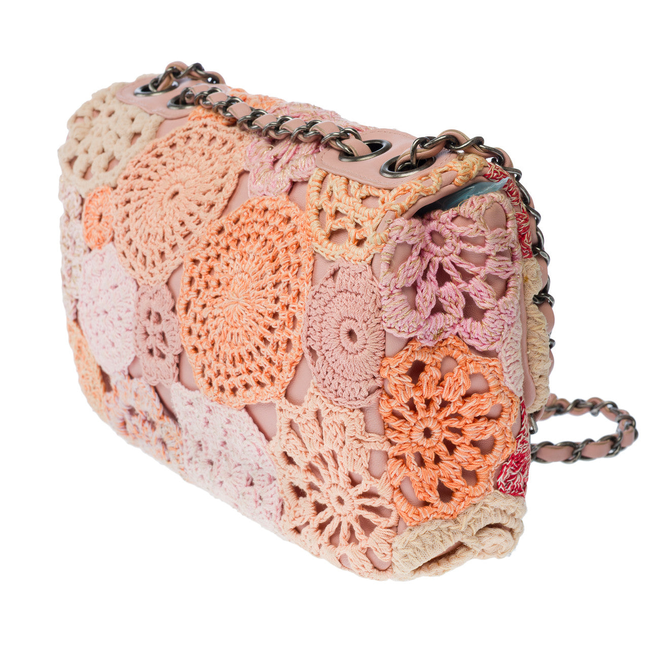 Sac CHANEL Timeless/Classique en Tweed Rose - 102835