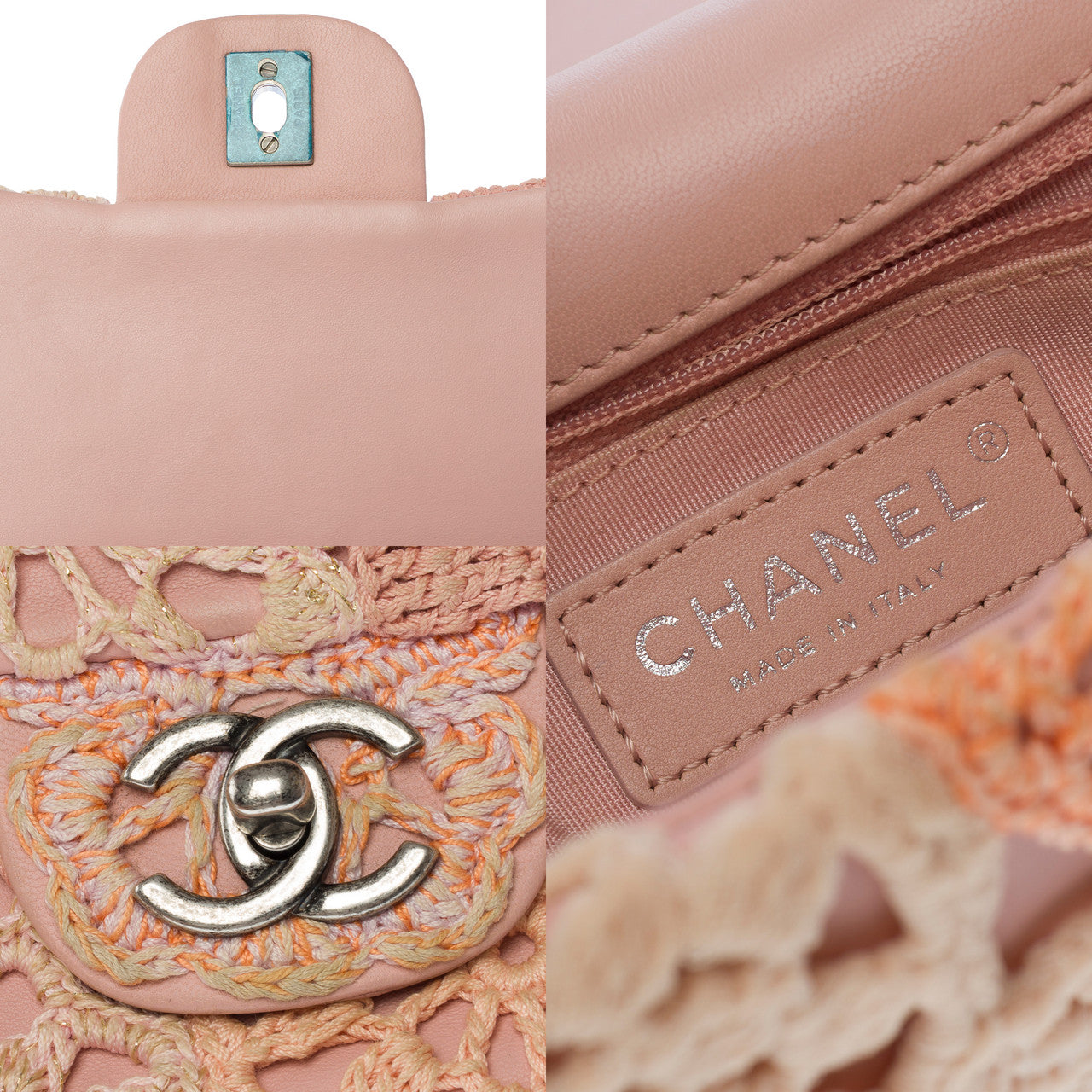 Sac CHANEL Timeless/Classique en Tweed Rose - 102835
