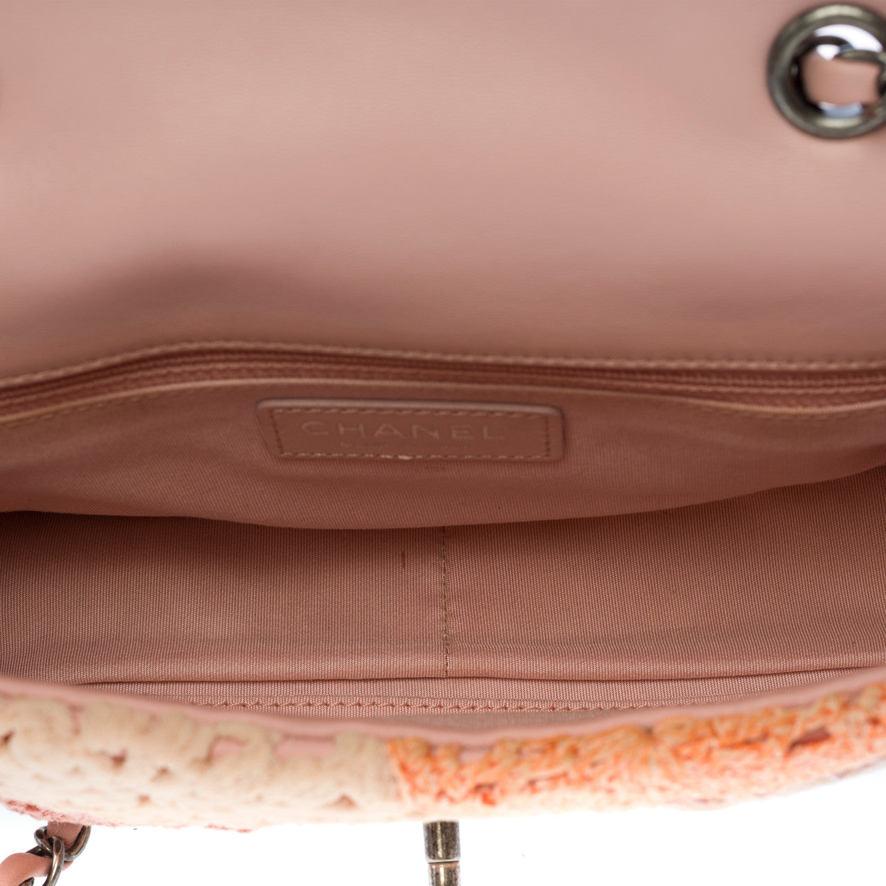 Sac CHANEL Timeless/Classique en Tweed Rose - 102835