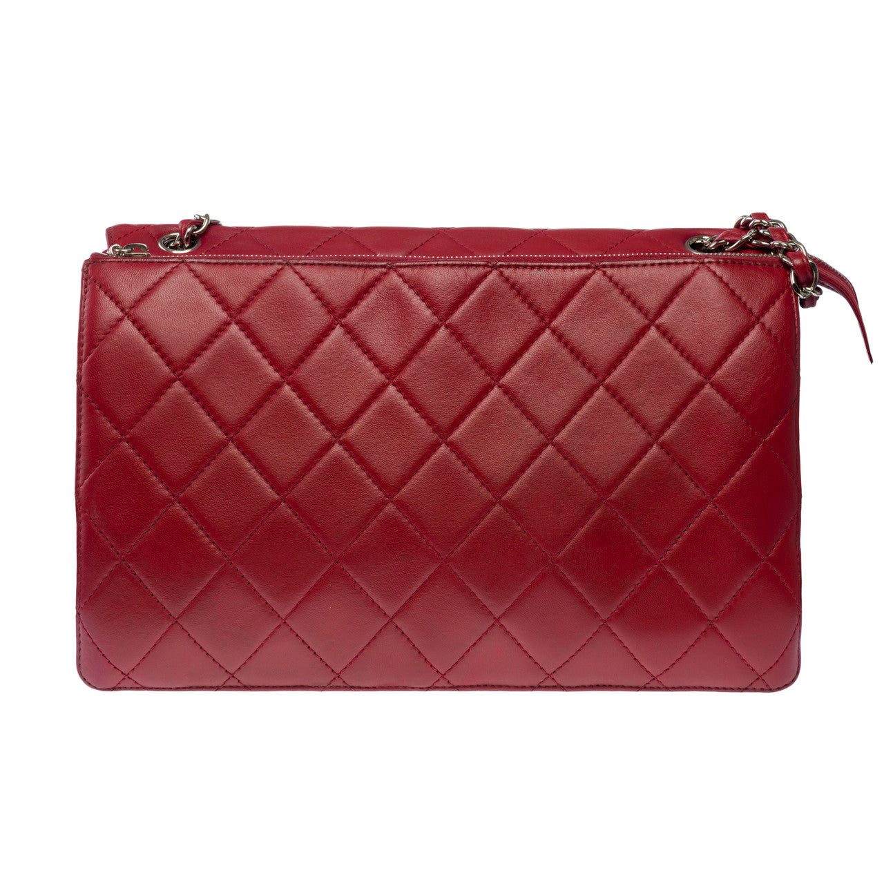 Sac CHANEL 2.55 en Cuir Rouge - 100096