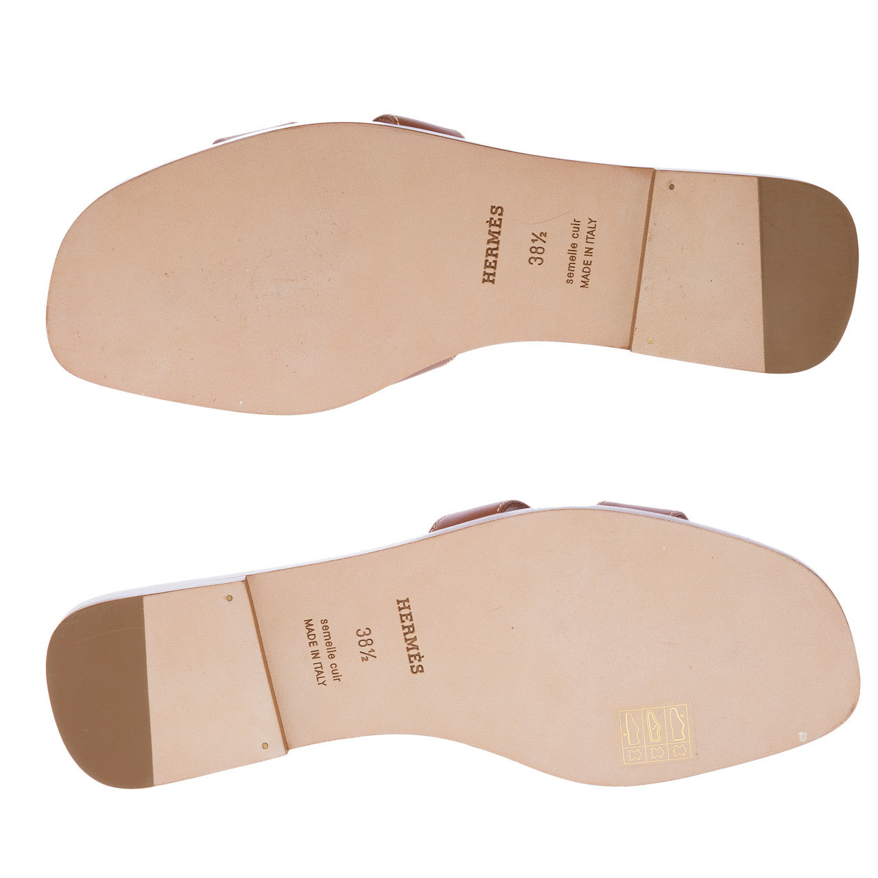 Chaussure HERMES Oran en Cuir Marron - 102904