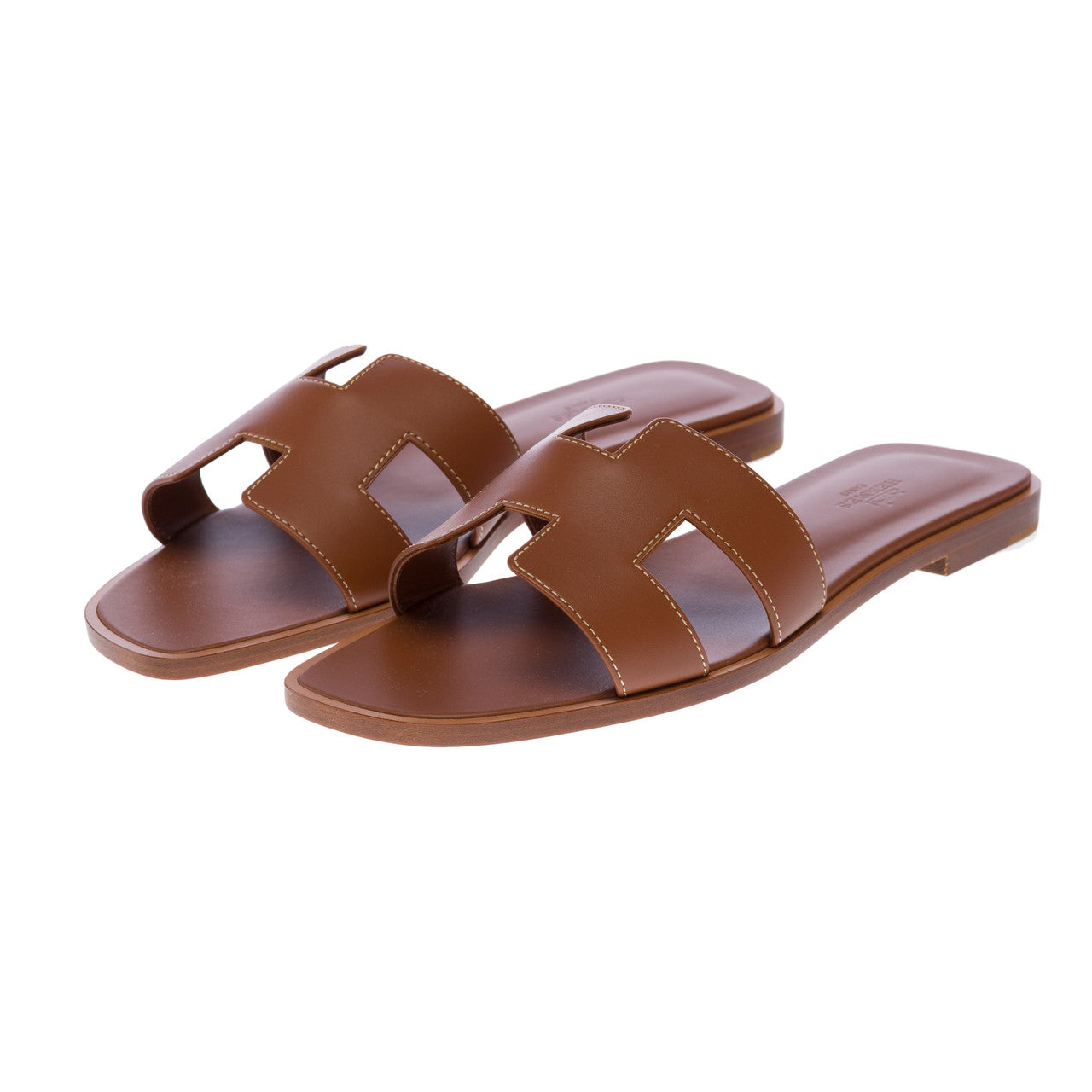 Chaussure HERMES Oran en Cuir Marron - 102903