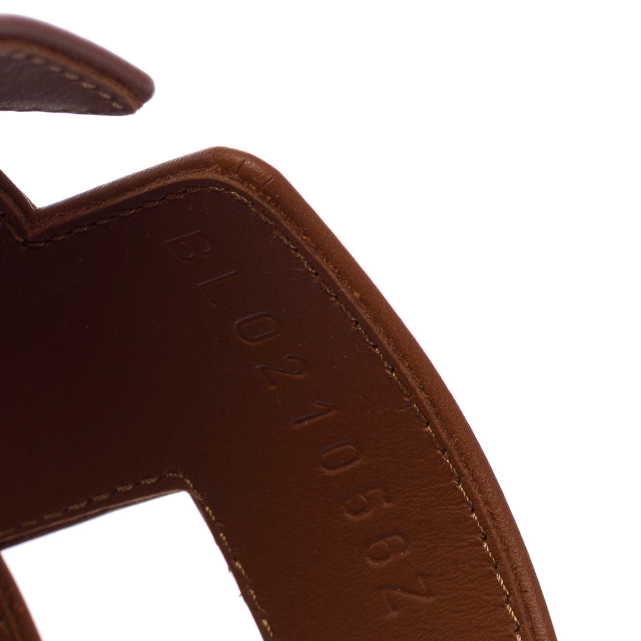 Chaussure HERMES Oran en Cuir Marron - 102903