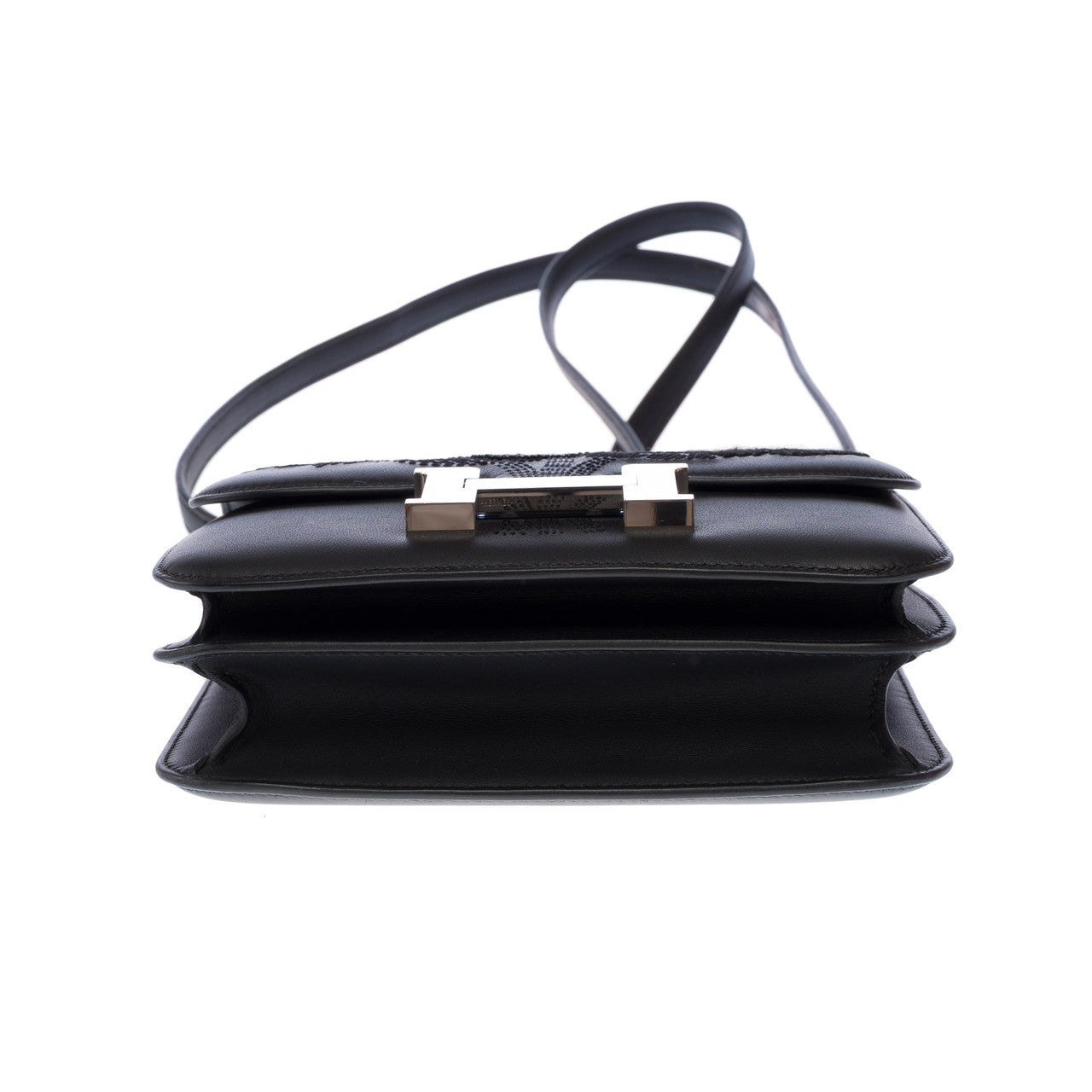 Sac HERMES Constance en Cuir Noir - 102896