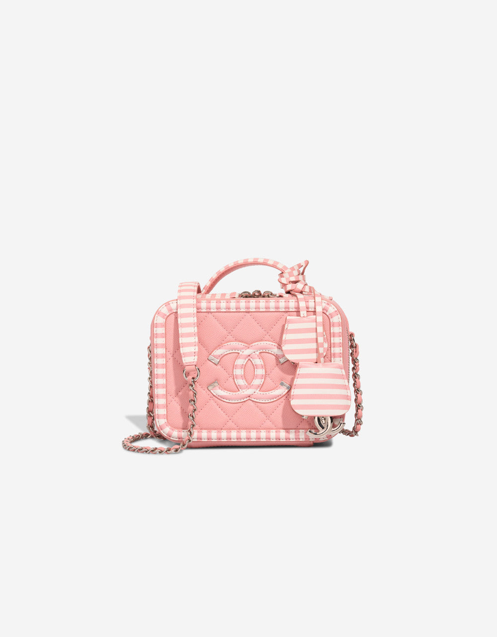 Sac CHANEL Vanity en Cuir Rose - 102873