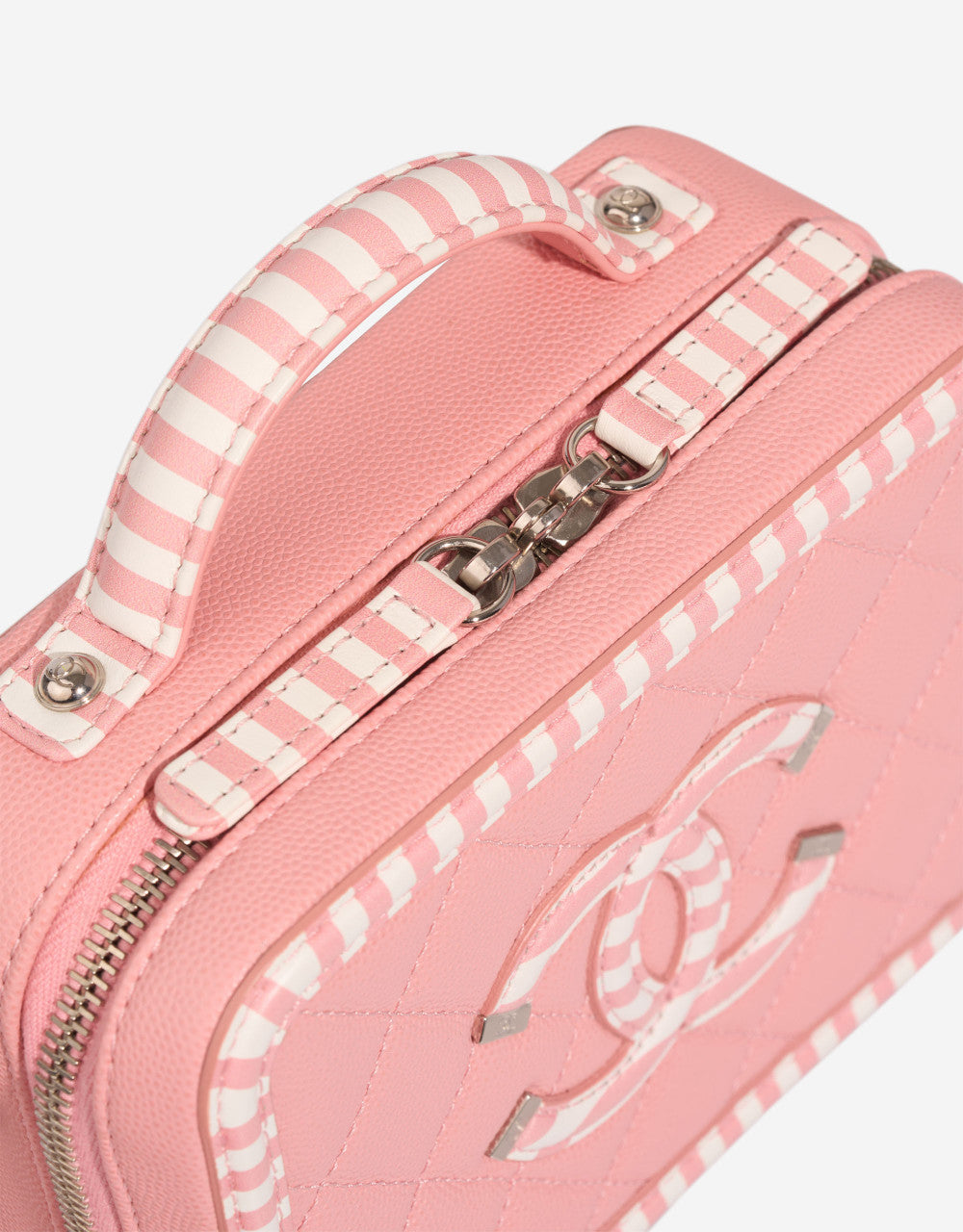 Sac CHANEL Vanity en Cuir Rose - 102873