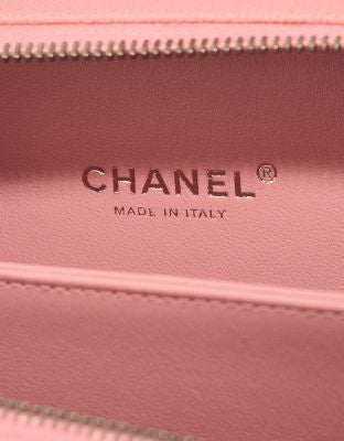 Sac CHANEL Vanity en Cuir Rose - 102873