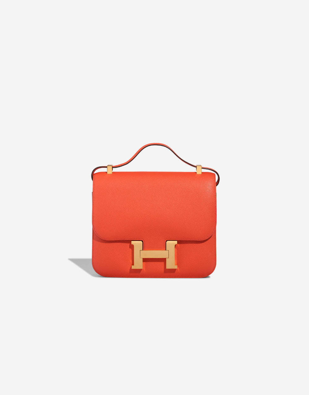 Sac HERMES Constance en Cuir Rouge - 102885