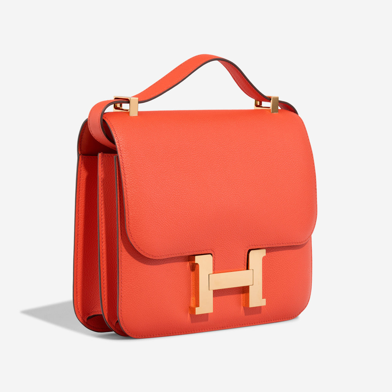 Sac HERMES Constance en Cuir Rouge - 102885