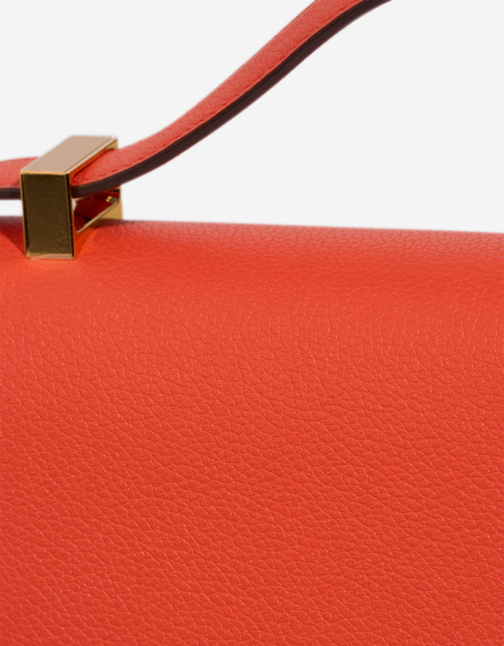 Sac HERMES Constance en Cuir Rouge - 102885
