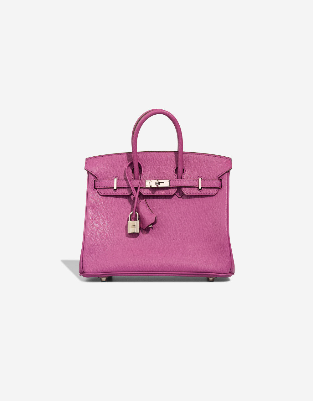 Sac HERMES Birkin 25 en Cuir Violet - 102883