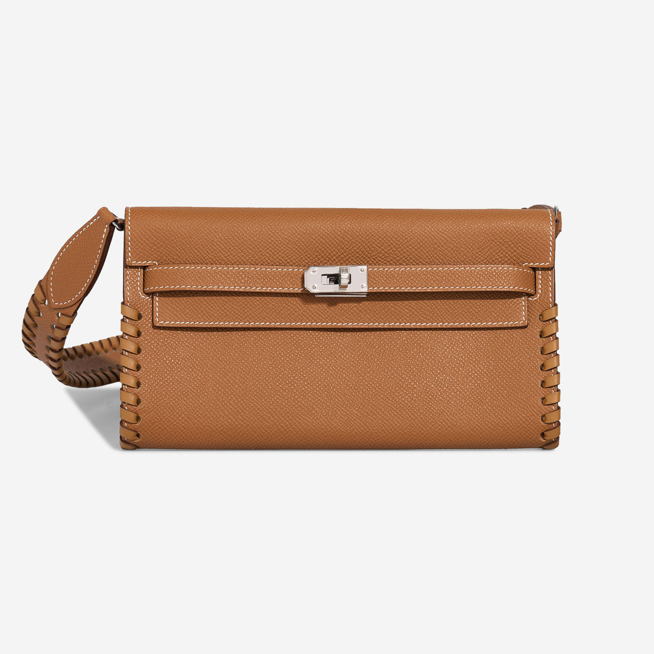 Sac HERMES Kelly to go en Cuir Doré - 102888