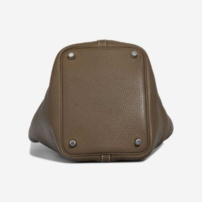 Sac HERMES Picotin en Cuir Gris - 102879