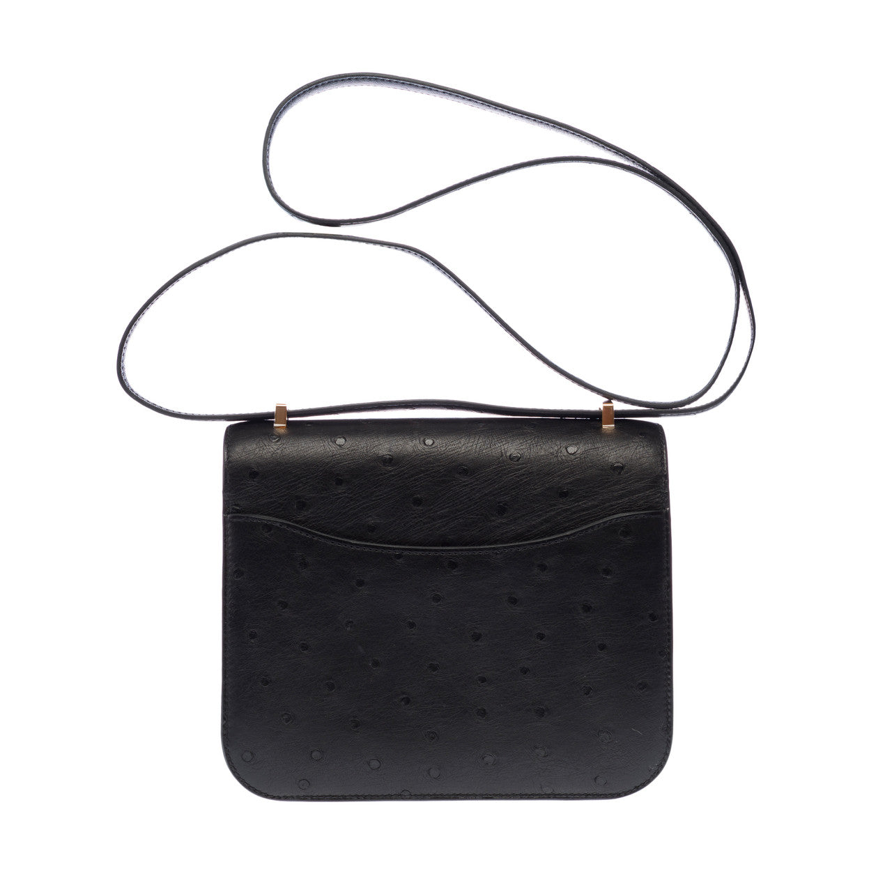 Sac HERMES Constance en Cuirs exotiques Noir - 102911