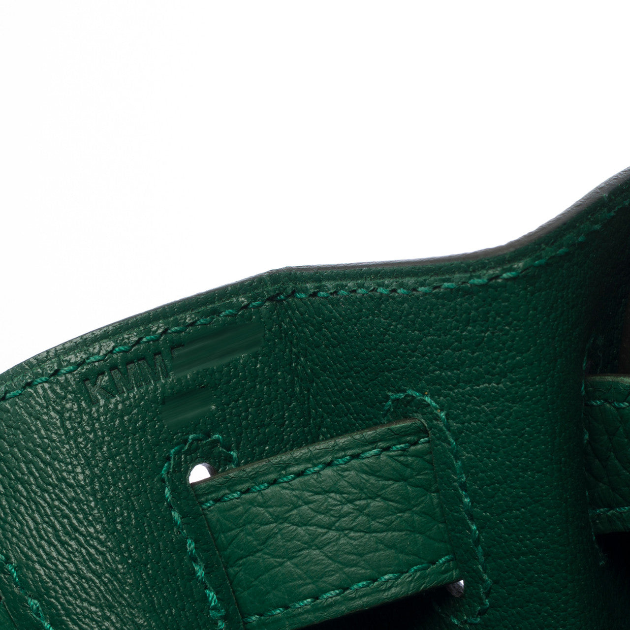 Sac HERMES Kelly 28 en Cuir Vert - 102914