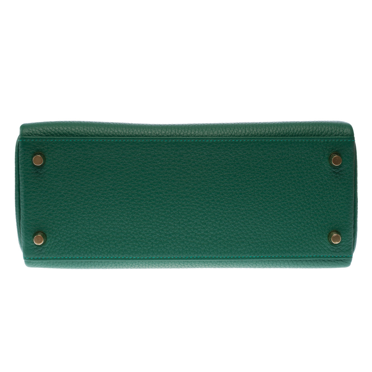 Sac HERMES Kelly 28 en Cuir Vert - 102914