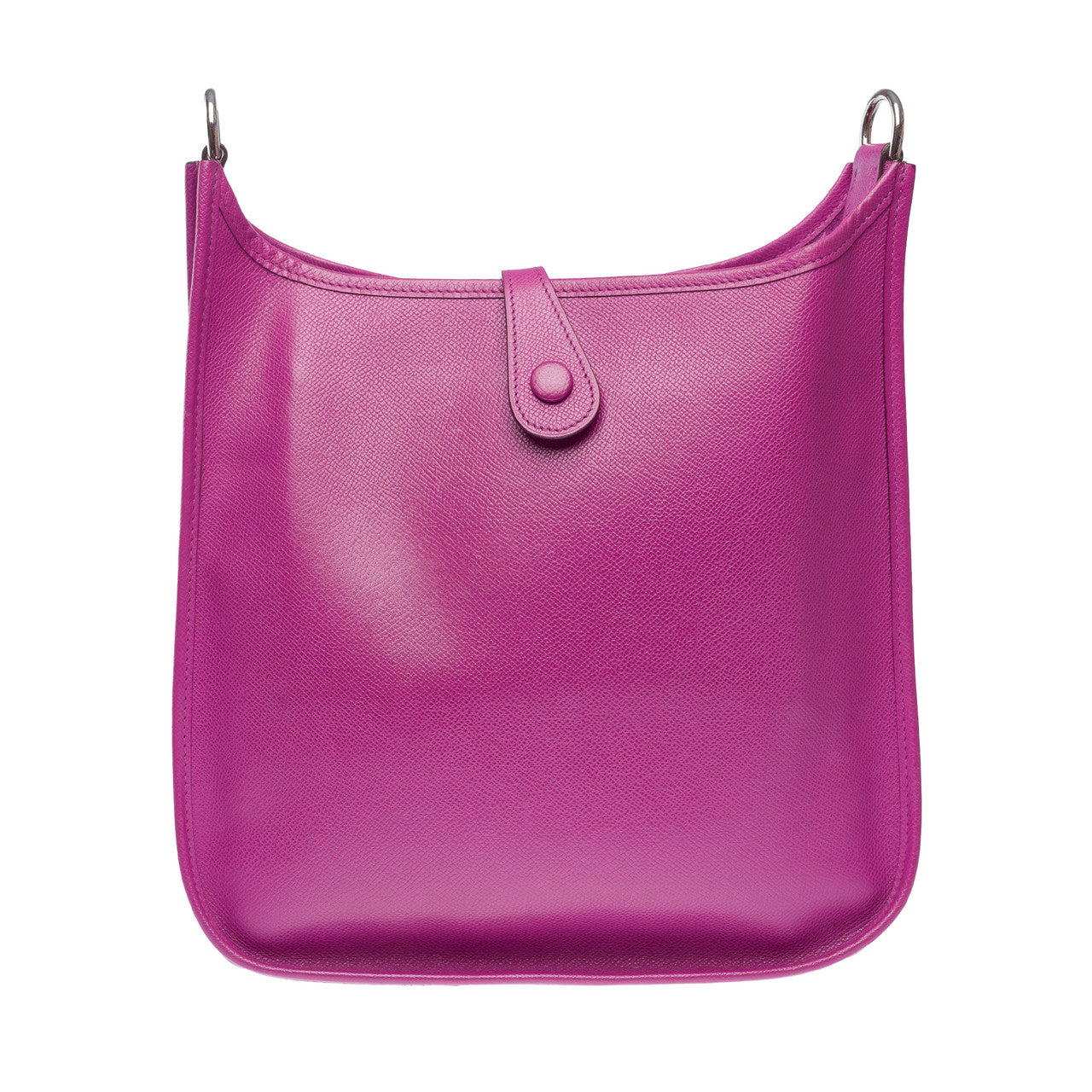 Sac HERMES Evelyne en Cuir Violet - 102326