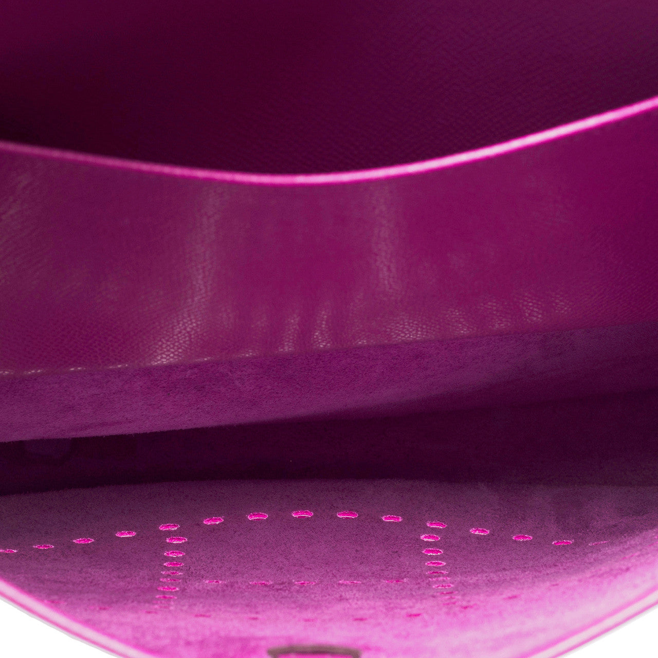 Sac HERMES Evelyne en Cuir Violet - 102326