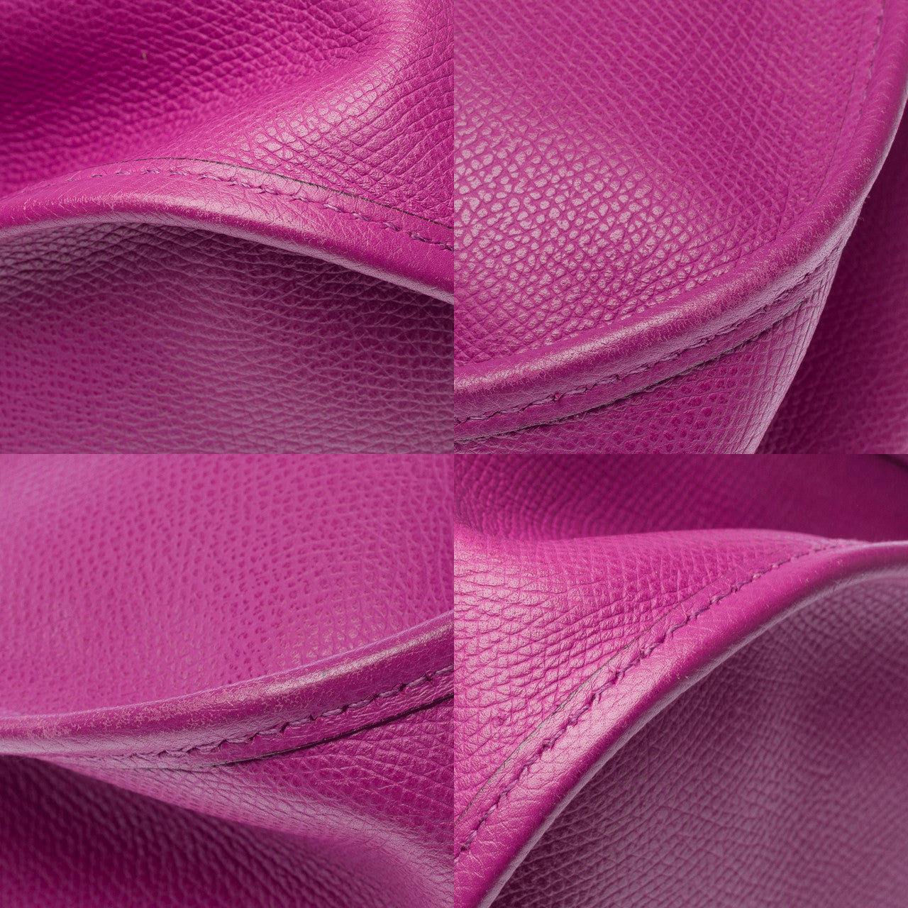 Sac HERMES Evelyne en Cuir Violet - 102326