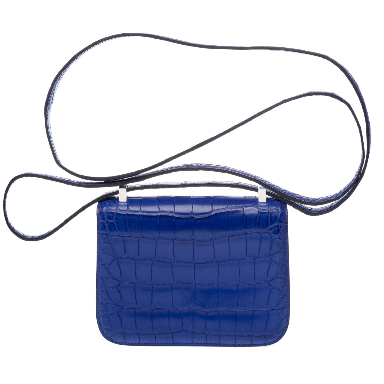 Sac HERMES Constance en Cuirs exotiques Bleu - 102919