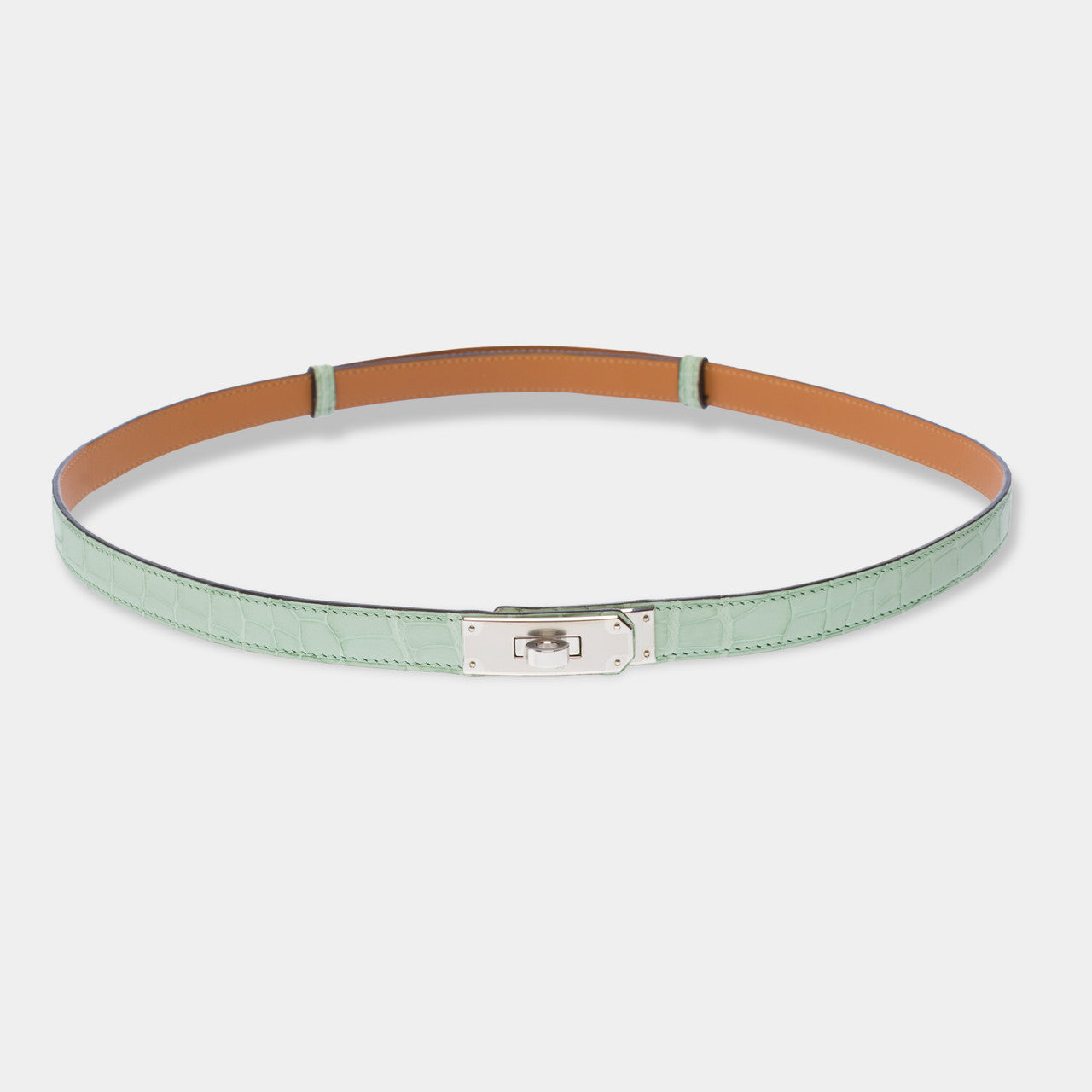 Accessoire HERMES Kelly en Cuirs exotiques Vert - 102920