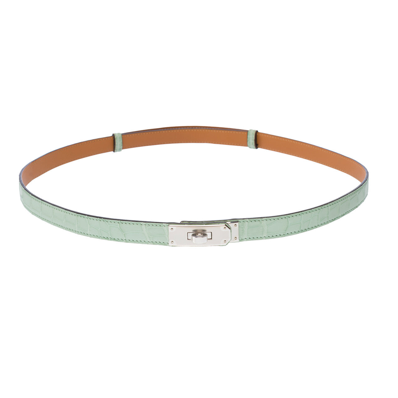 Accessoire HERMES Kelly en Cuirs exotiques Vert - 102920