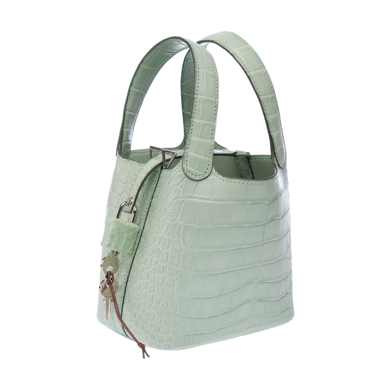 Sac HERMES Picotin en Cuirs exotiques Vert - 102916