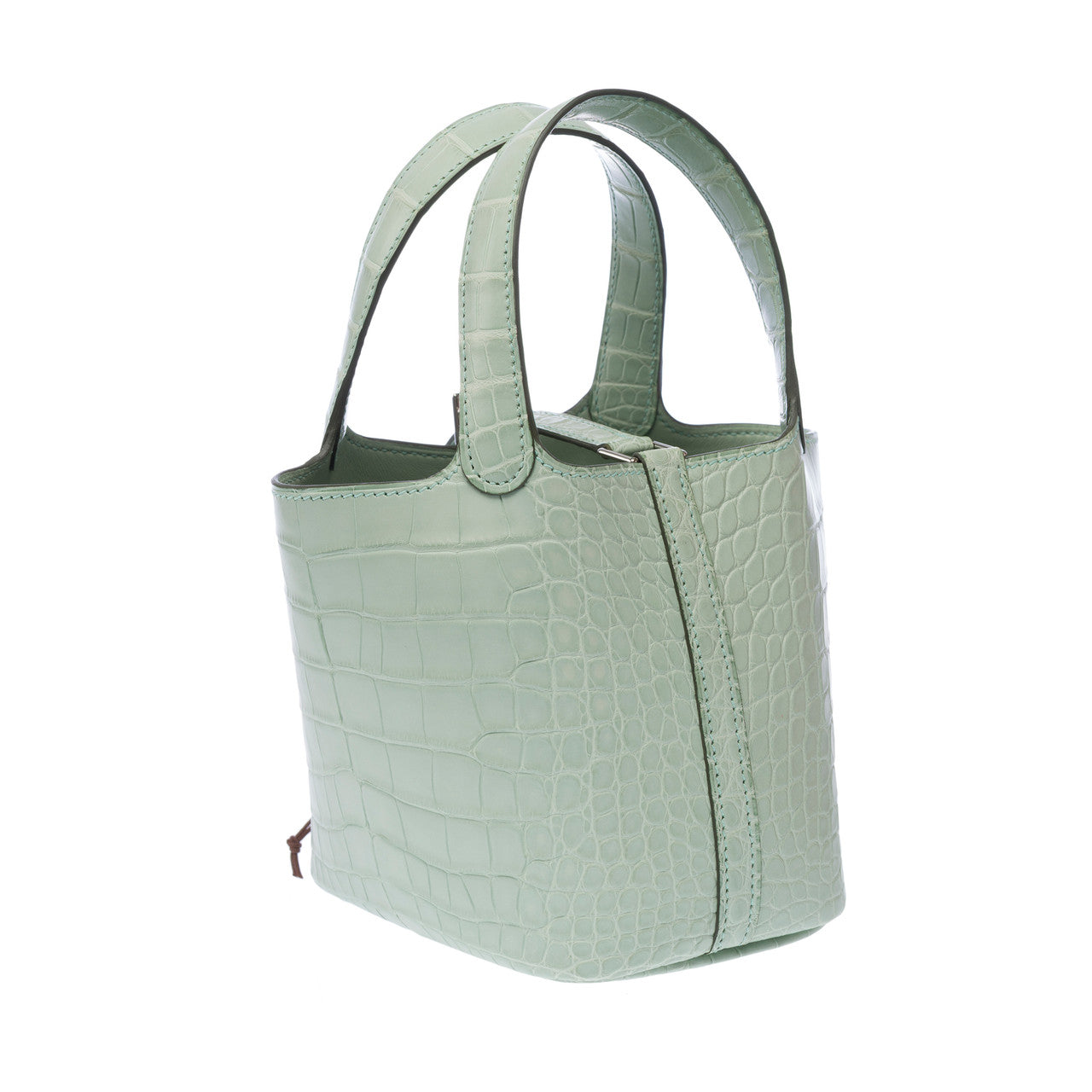 Sac HERMES Picotin en Cuirs exotiques Vert - 102916