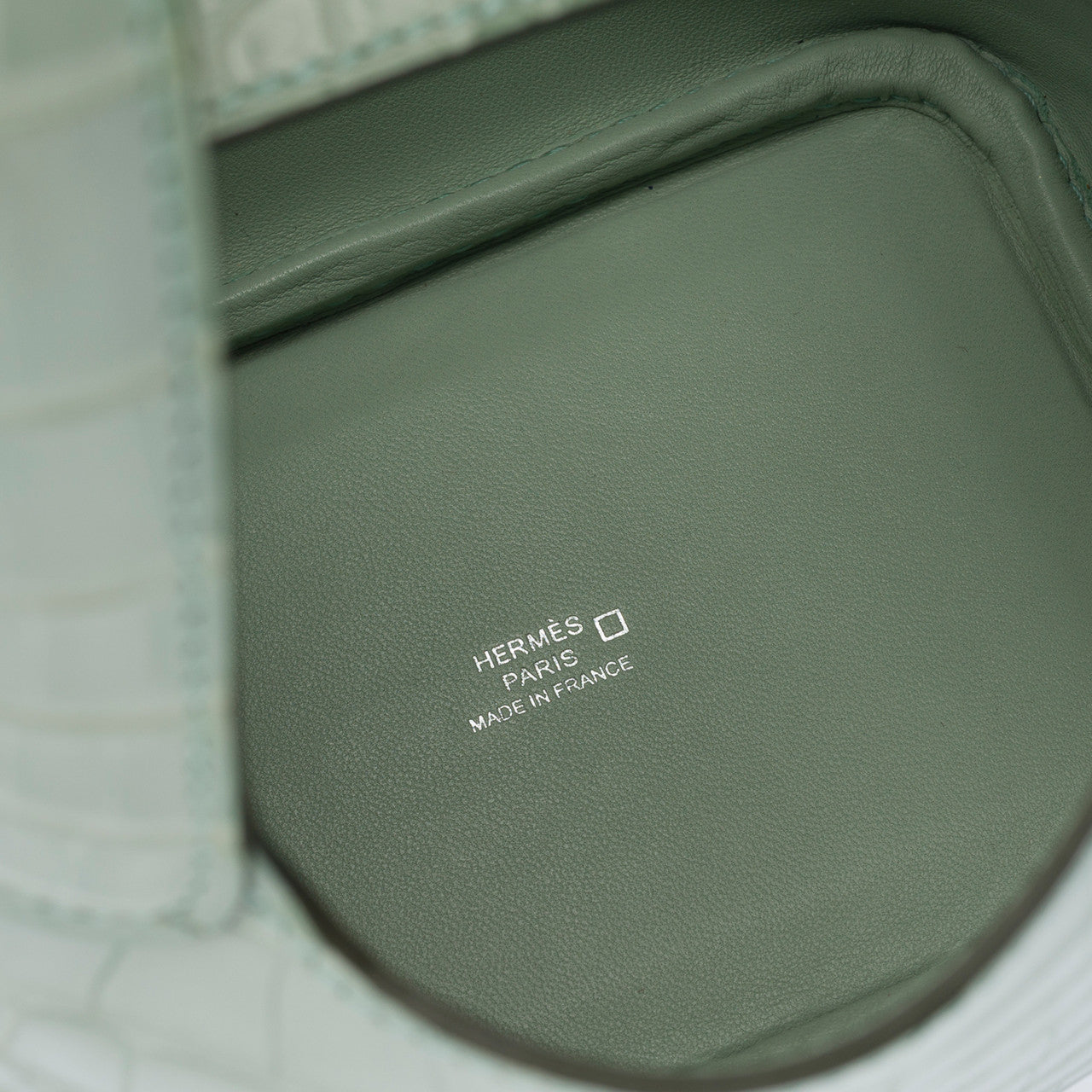 Sac HERMES Picotin en Cuirs exotiques Vert - 102916