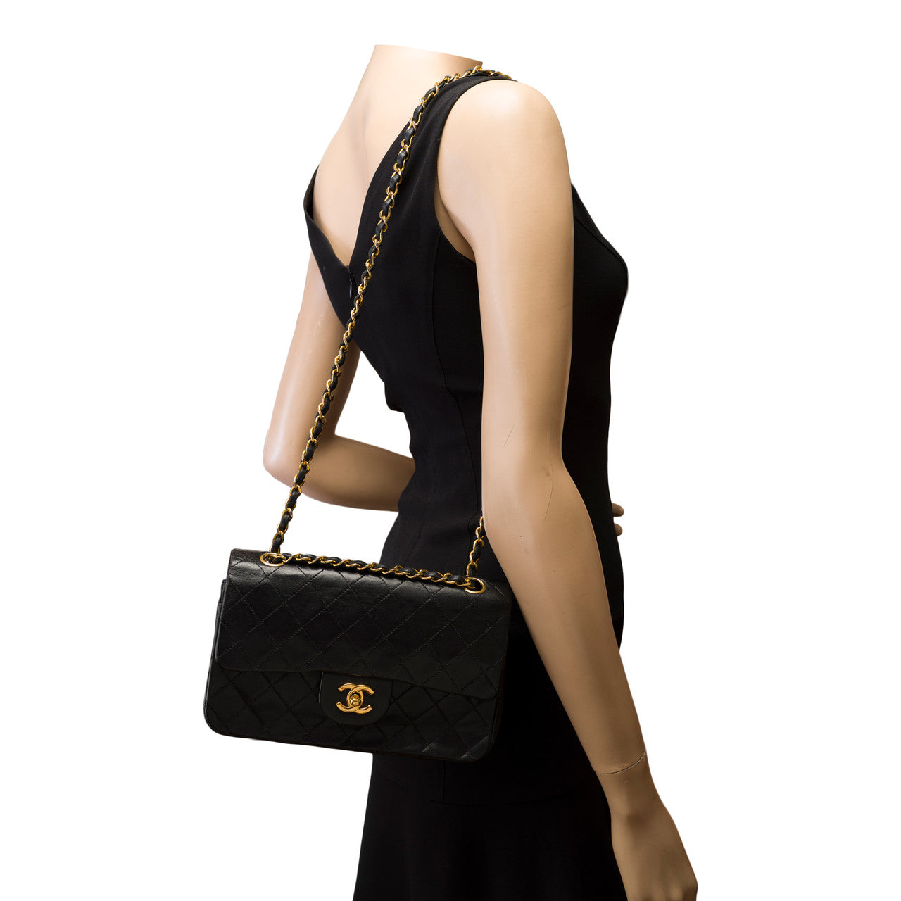 Sac CHANEL Timeless/Classique en Cuir Noir - 102932