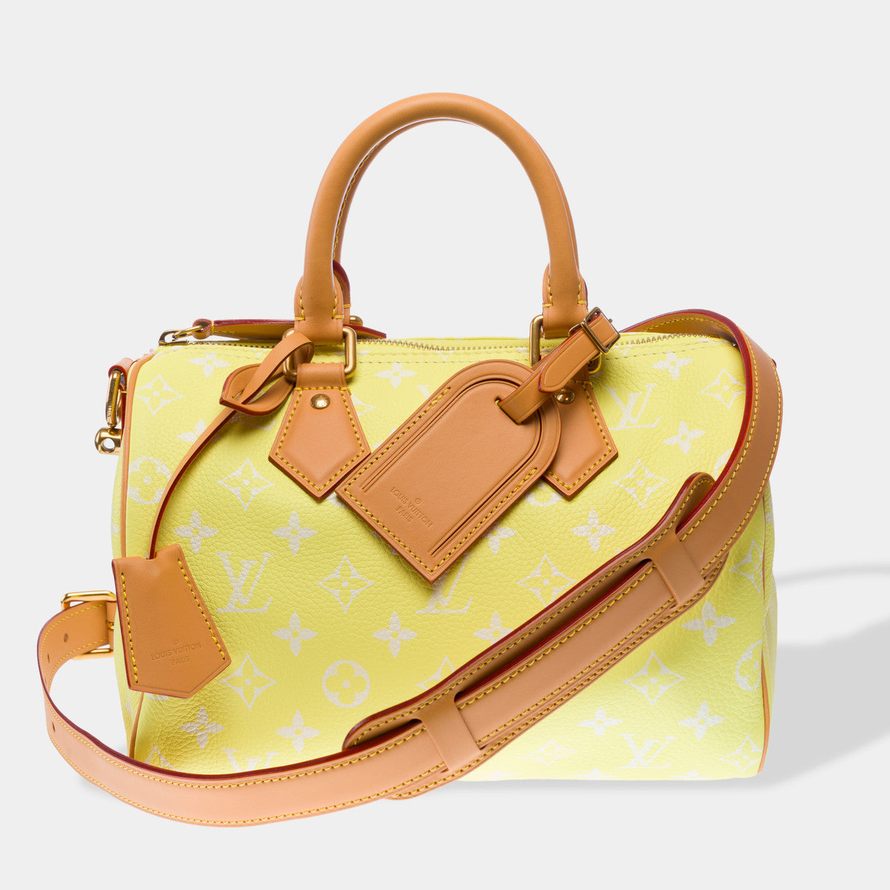 Sac LOUIS VUITTON Speedy en Toile Jaune - 102940