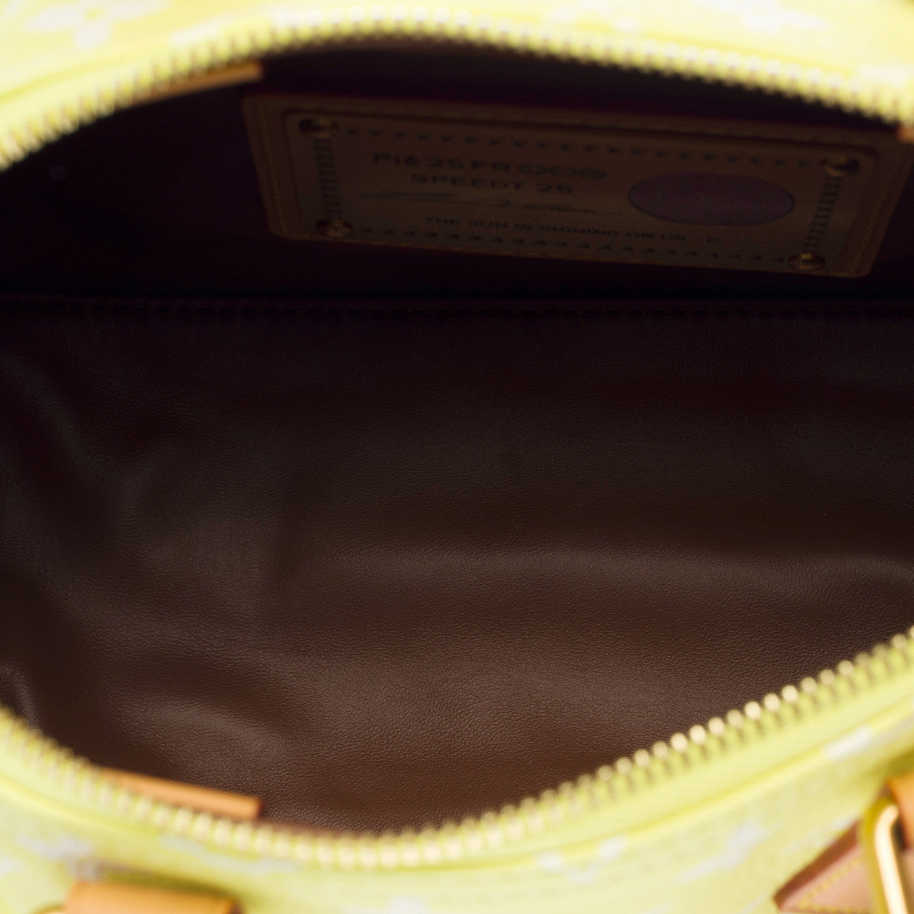 Sac LOUIS VUITTON Speedy en Toile Jaune - 102940