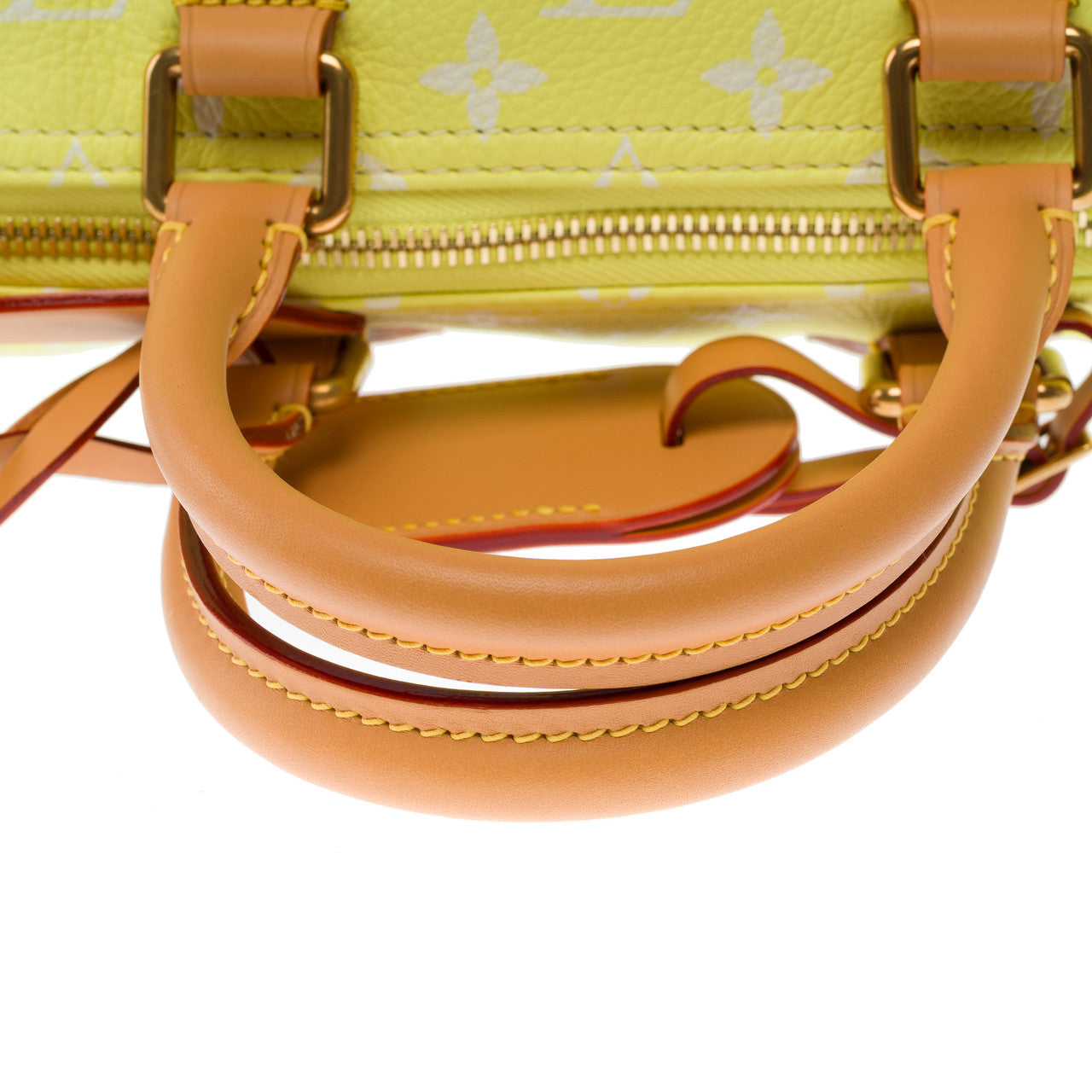 Sac LOUIS VUITTON Speedy en Toile Jaune - 102940