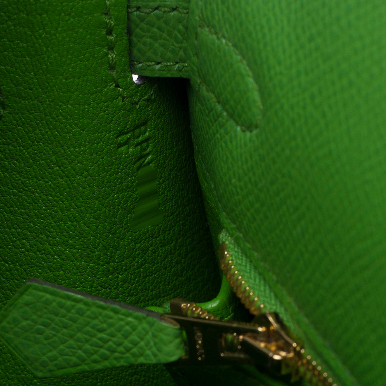 Sac HERMES Kelly 25 en Cuir Vert - 102954