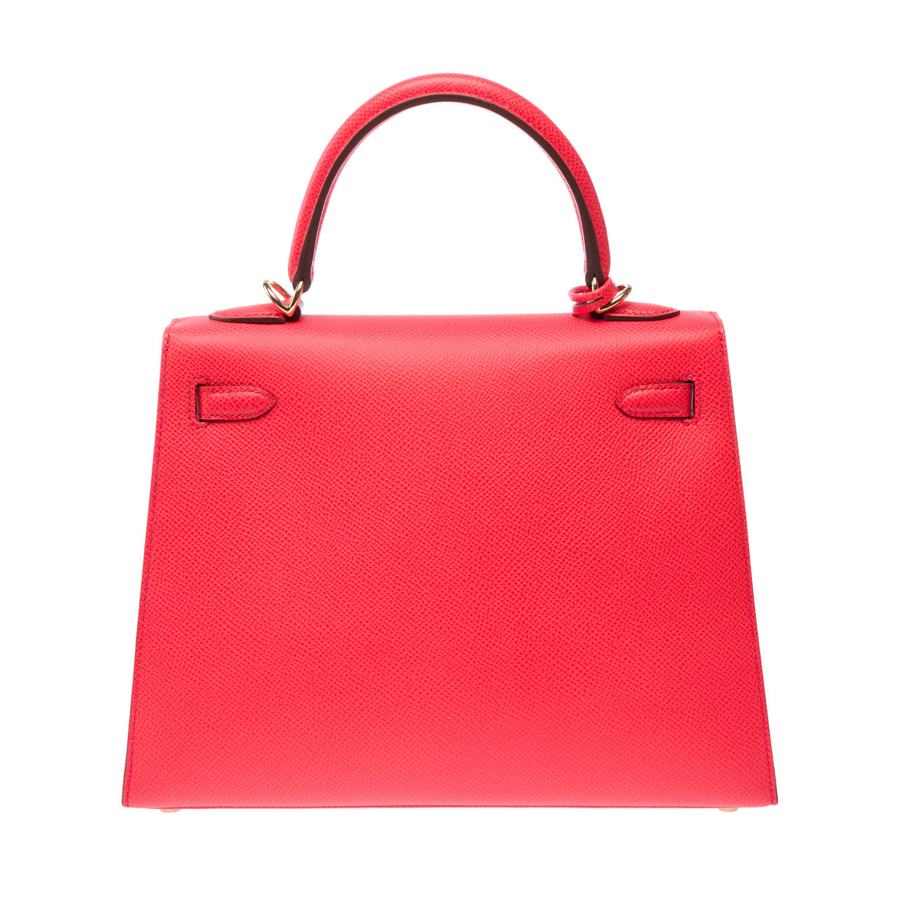 Sac HERMES Kelly 25 en Cuir Rose - 102953