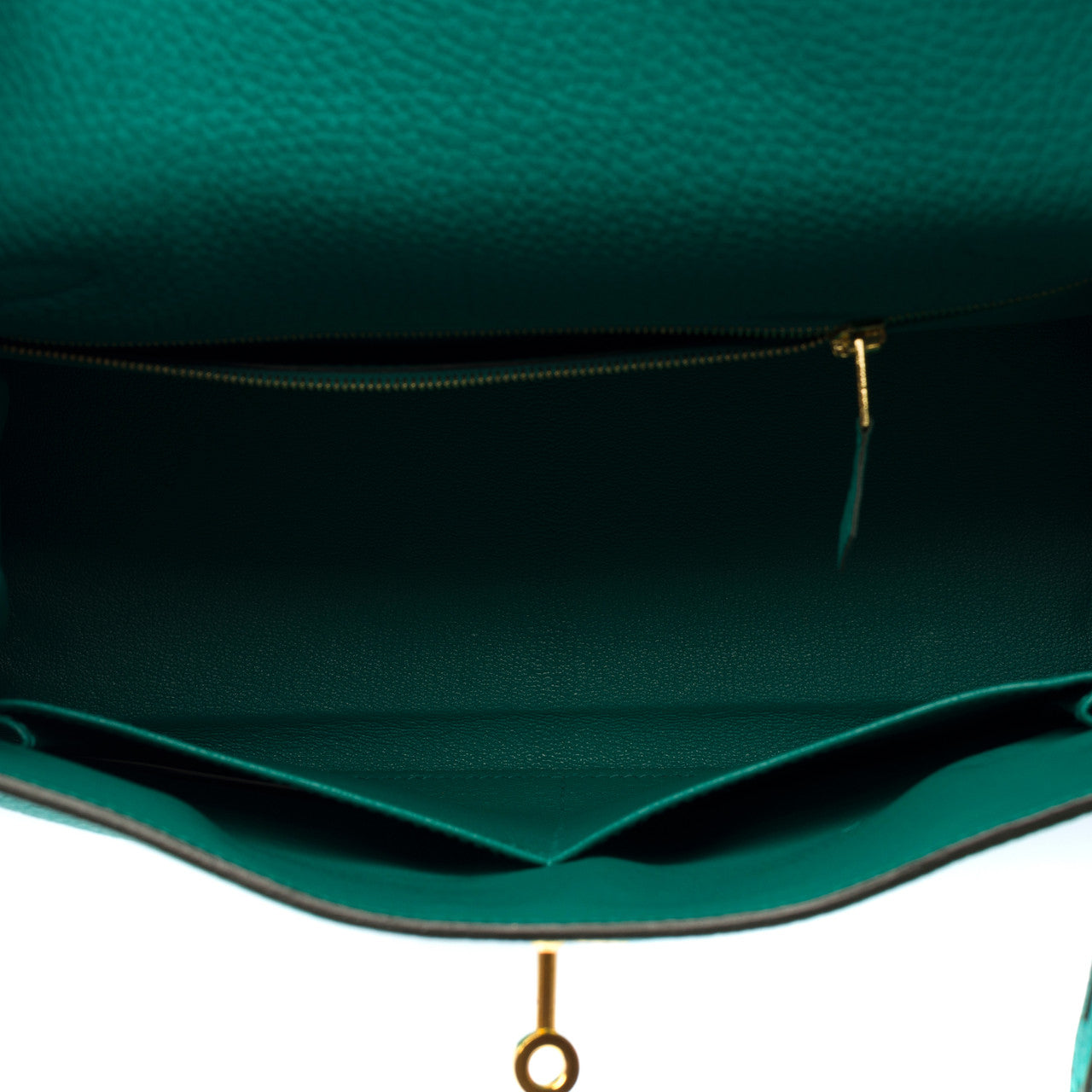 Sac HERMES Kelly 28 en Cuir Vert - 102963