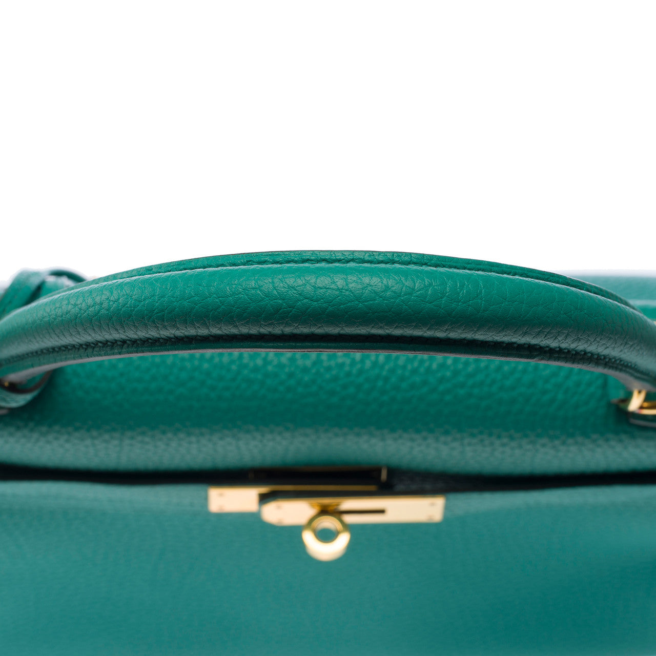 Sac HERMES Kelly 28 en Cuir Vert - 102963