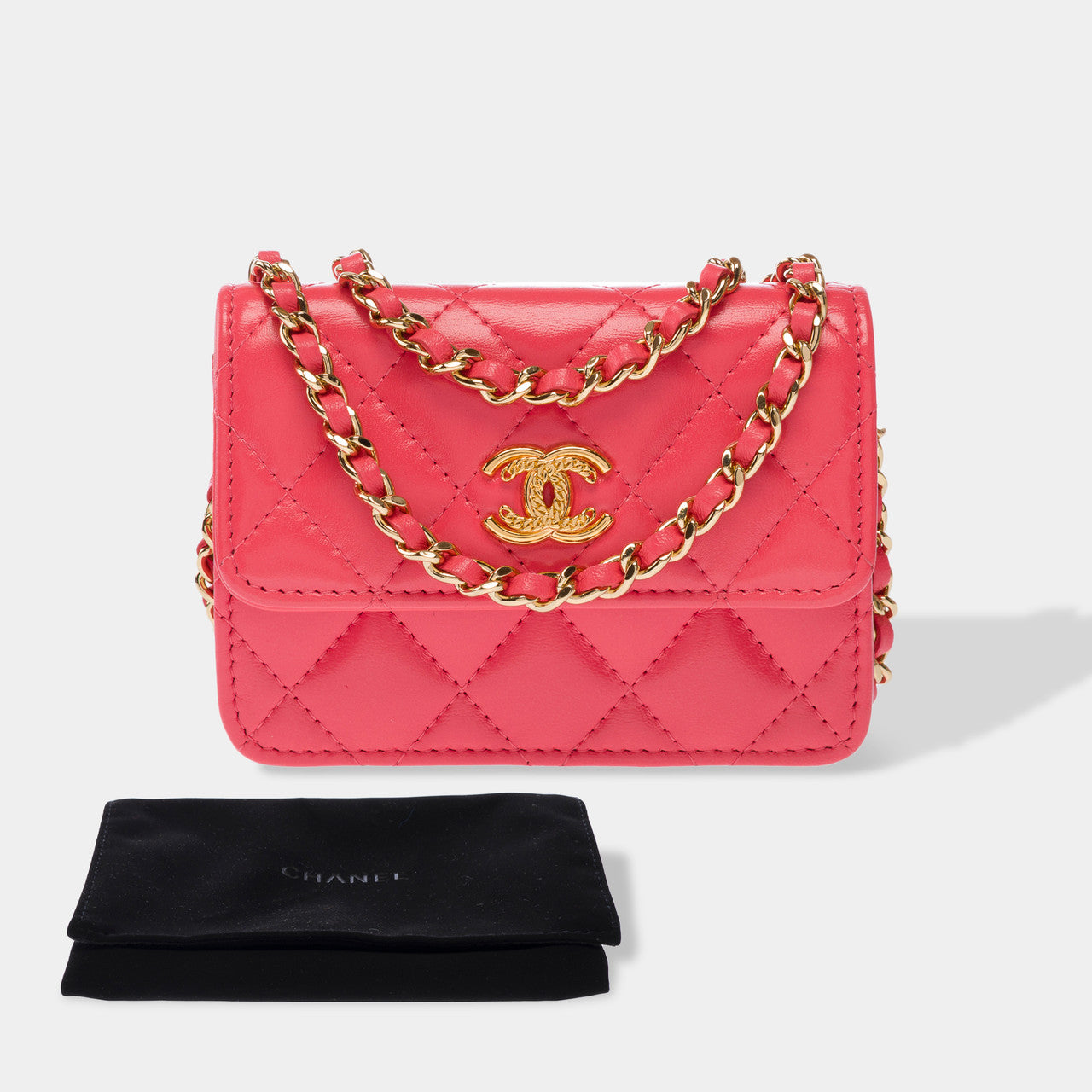 Sac CHANEL Timeless/Classique en Cuir Rose - 102958