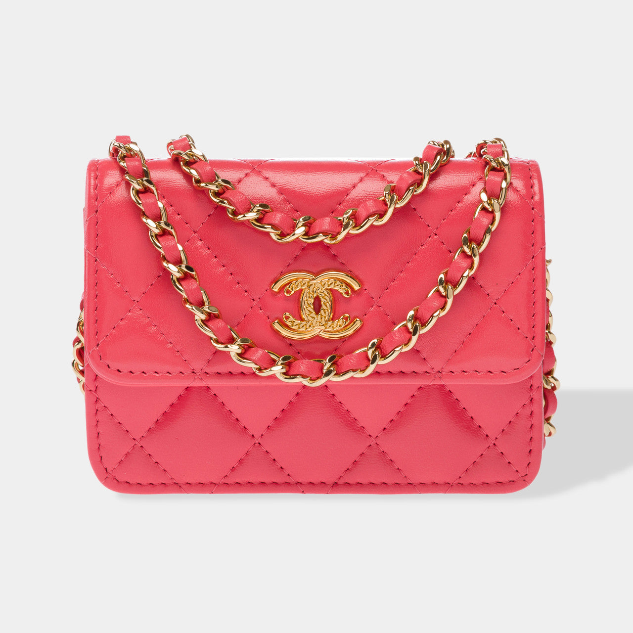 Sac CHANEL Timeless/Classique en Cuir Rose - 102958