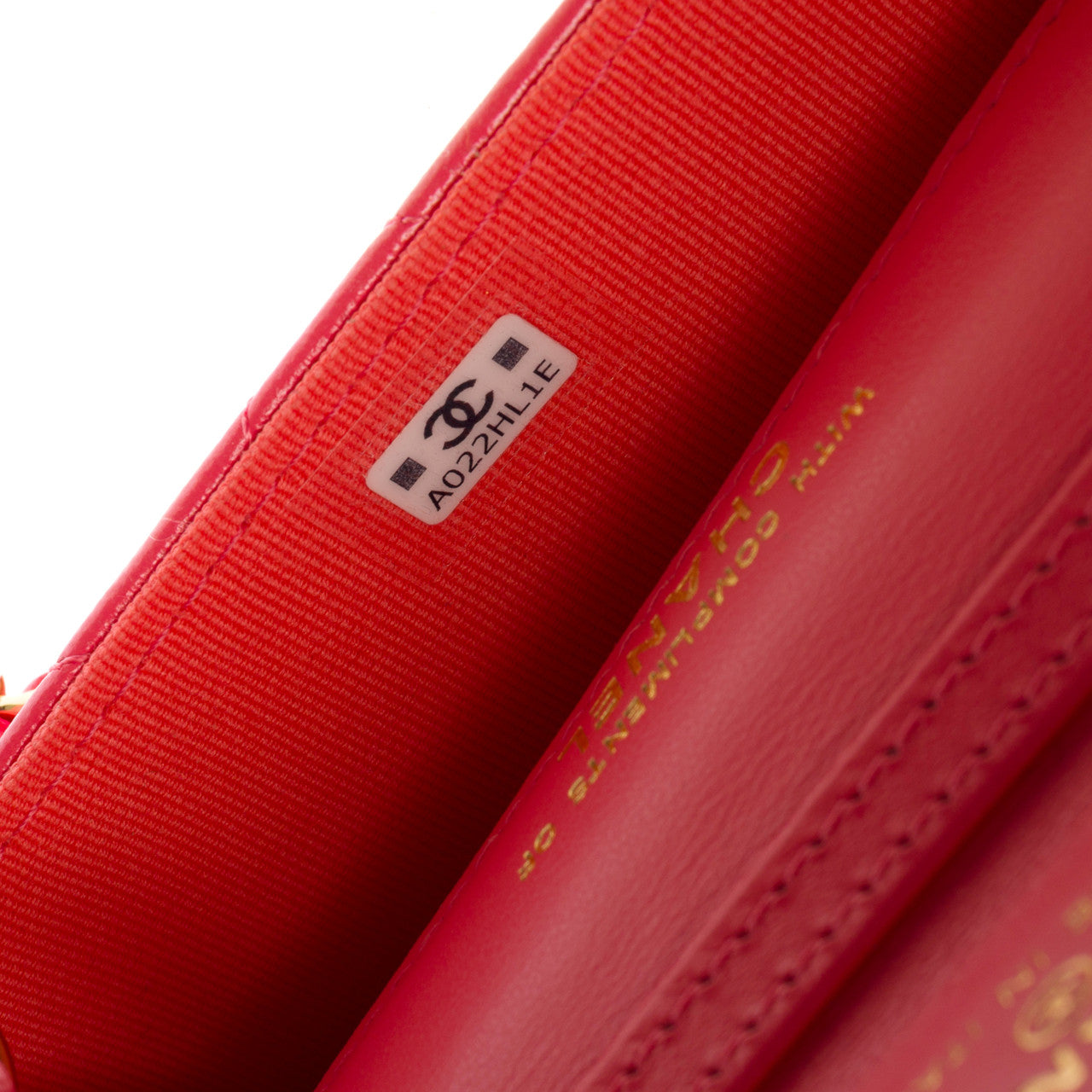 Sac CHANEL Timeless/Classique en Cuir Rose - 102958