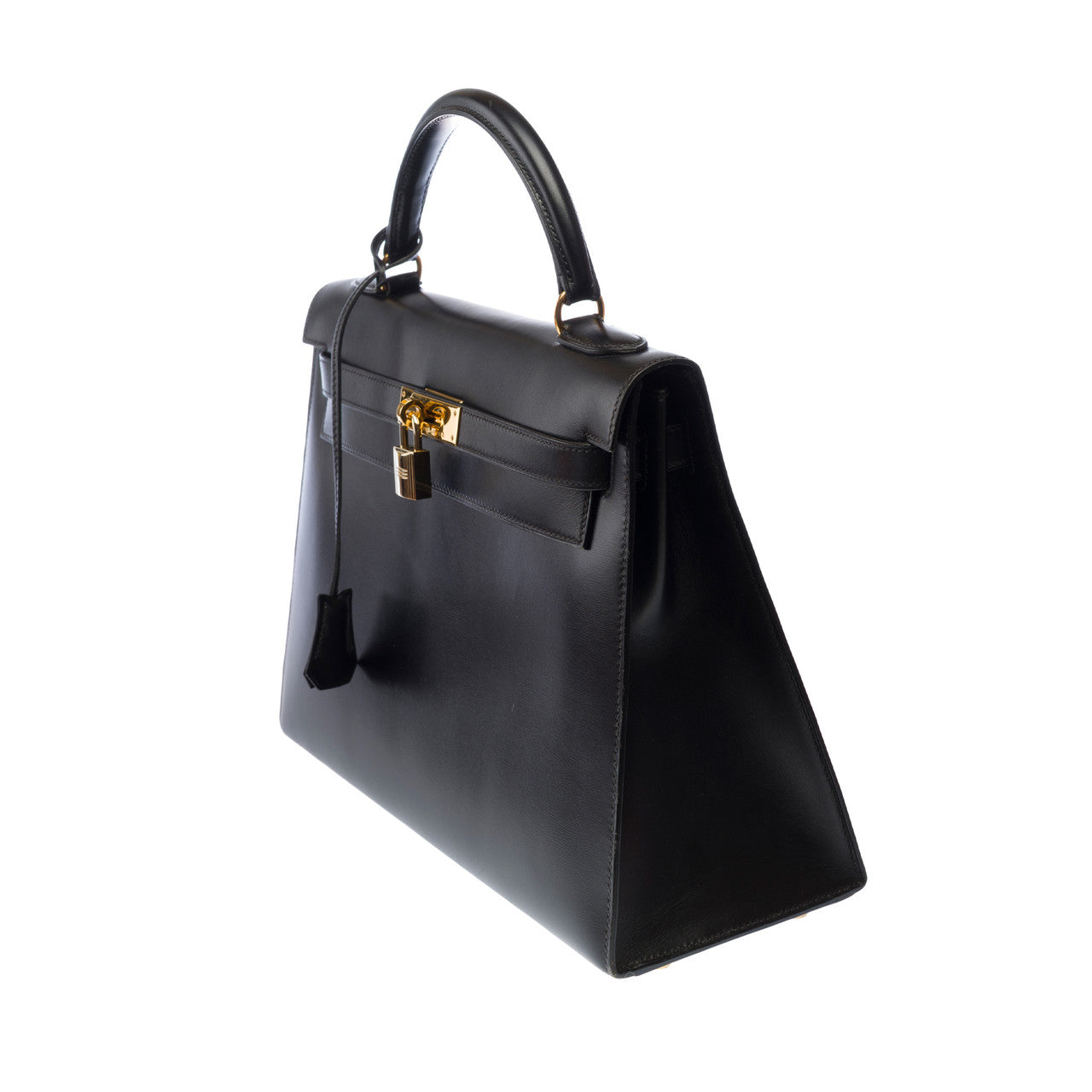 Sac HERMES Kelly 32 en Cuir Noir - 102956