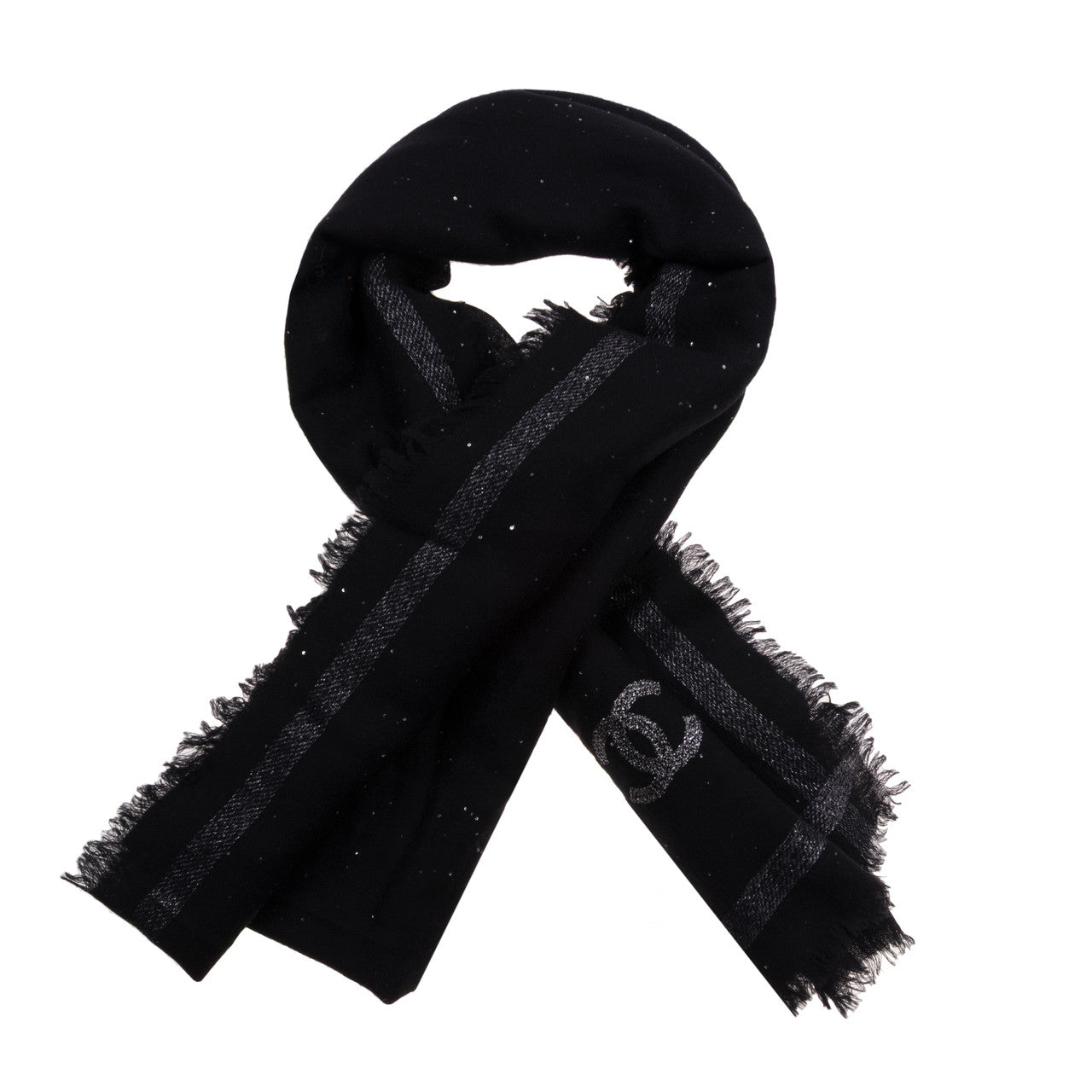 Accessoire NON SIGNE / UNSIGNED en Lain Noir - 102928