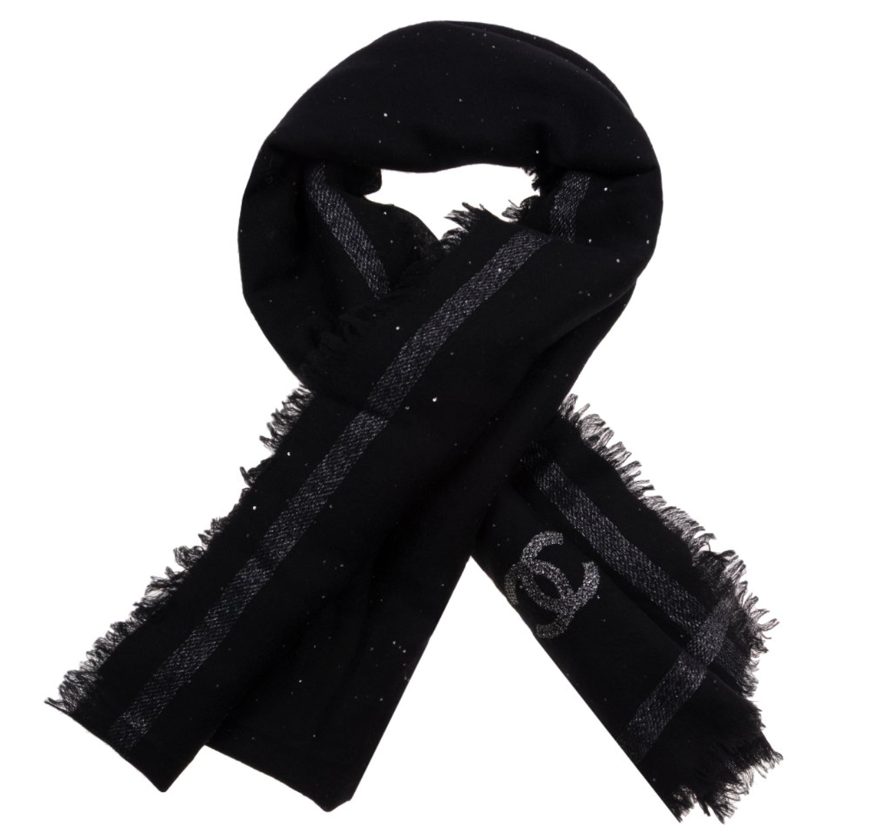 Accessoire NON SIGNE / UNSIGNED en Lain Noir - 102928